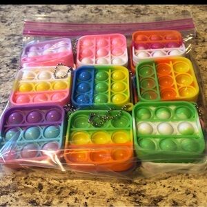 Fidget toy keychains
